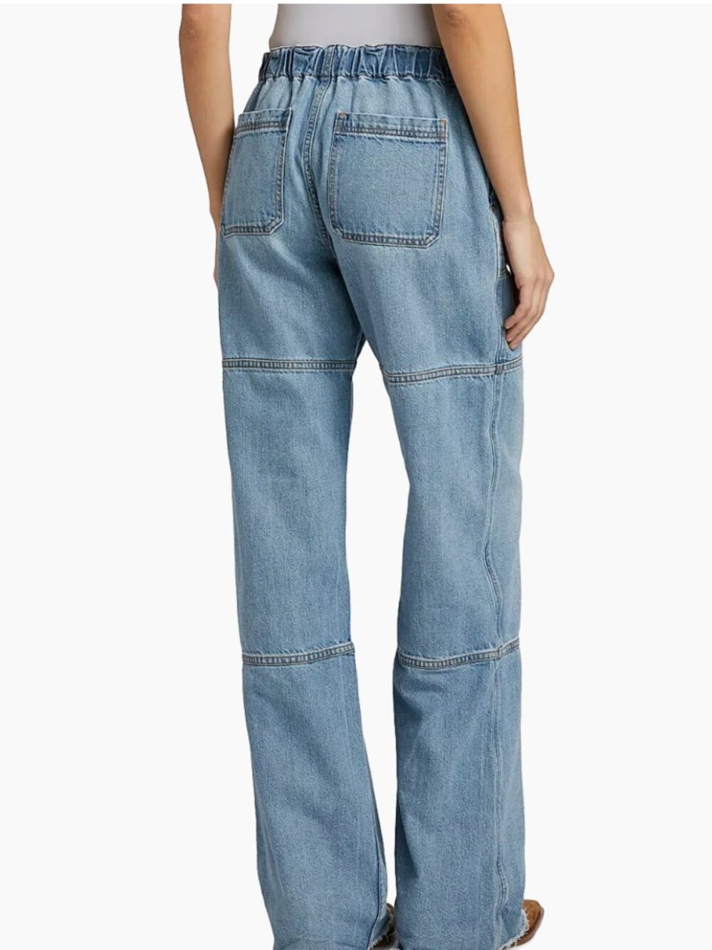 RE/DONE Drawstring Waist Beach Pant Hacienda Jeans NWT $310 - Picture 4 of 7